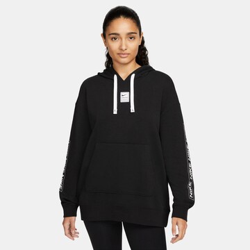 NIKE Sportief sweatshirt in Zwart: voorkant