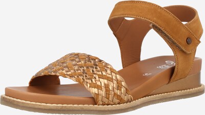 Sandale 'KOS' ARA pe maro coniac / auriu, Vizualizare produs
