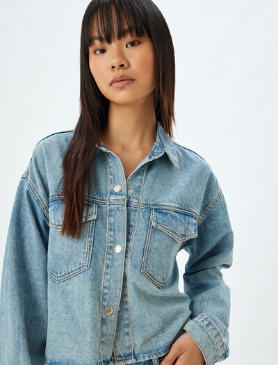 Koton Between-season jacket in Indigo, Item view