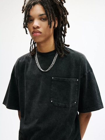 Maglietta 'STWD' di Pull&Bear in nero
