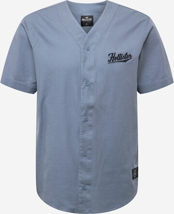 HOLLISTER Regular fit Srajca | modra barva: sprednja stran