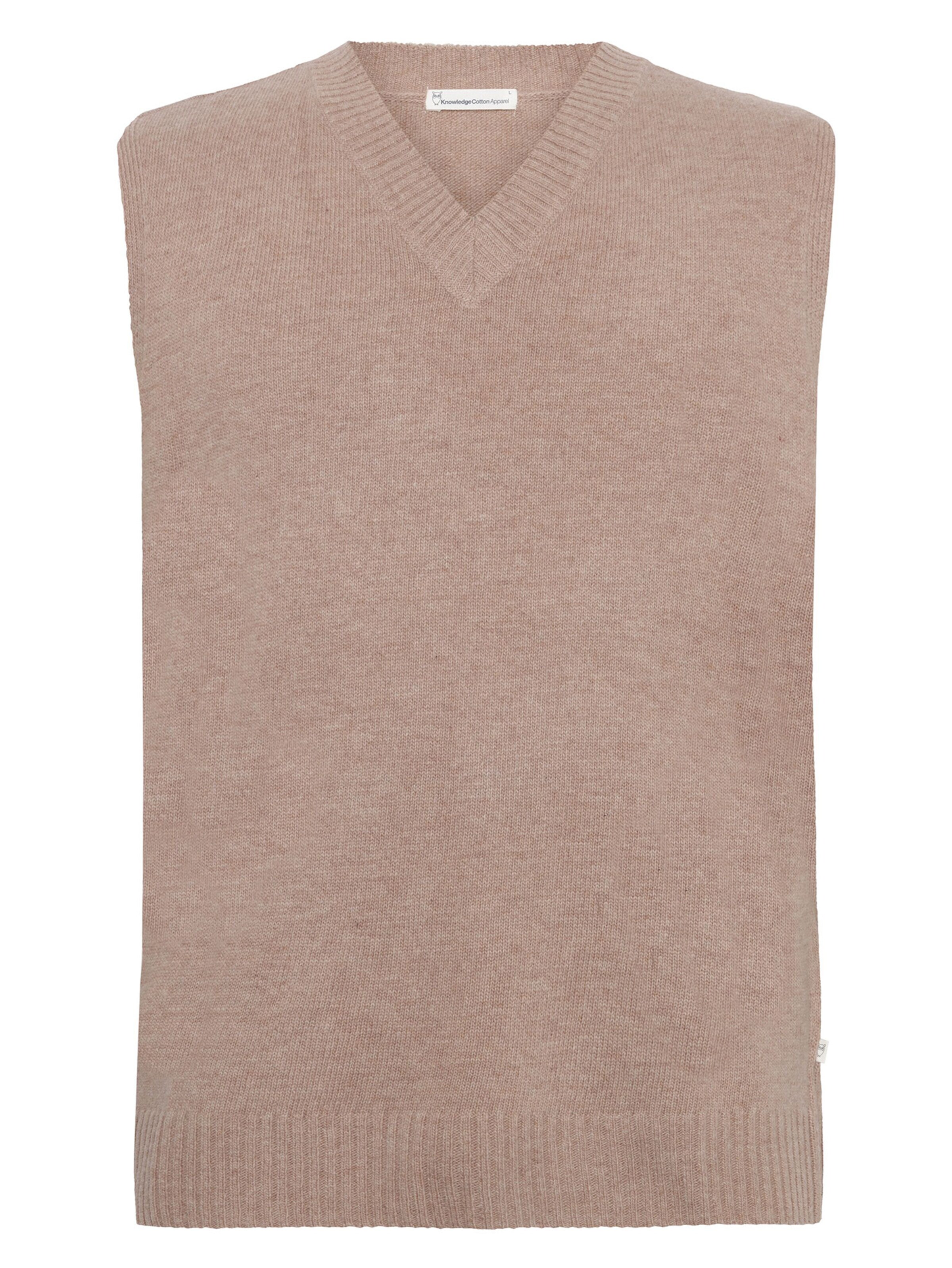 KnowledgeCotton Apparel Pullover in Braun: Vorderseite