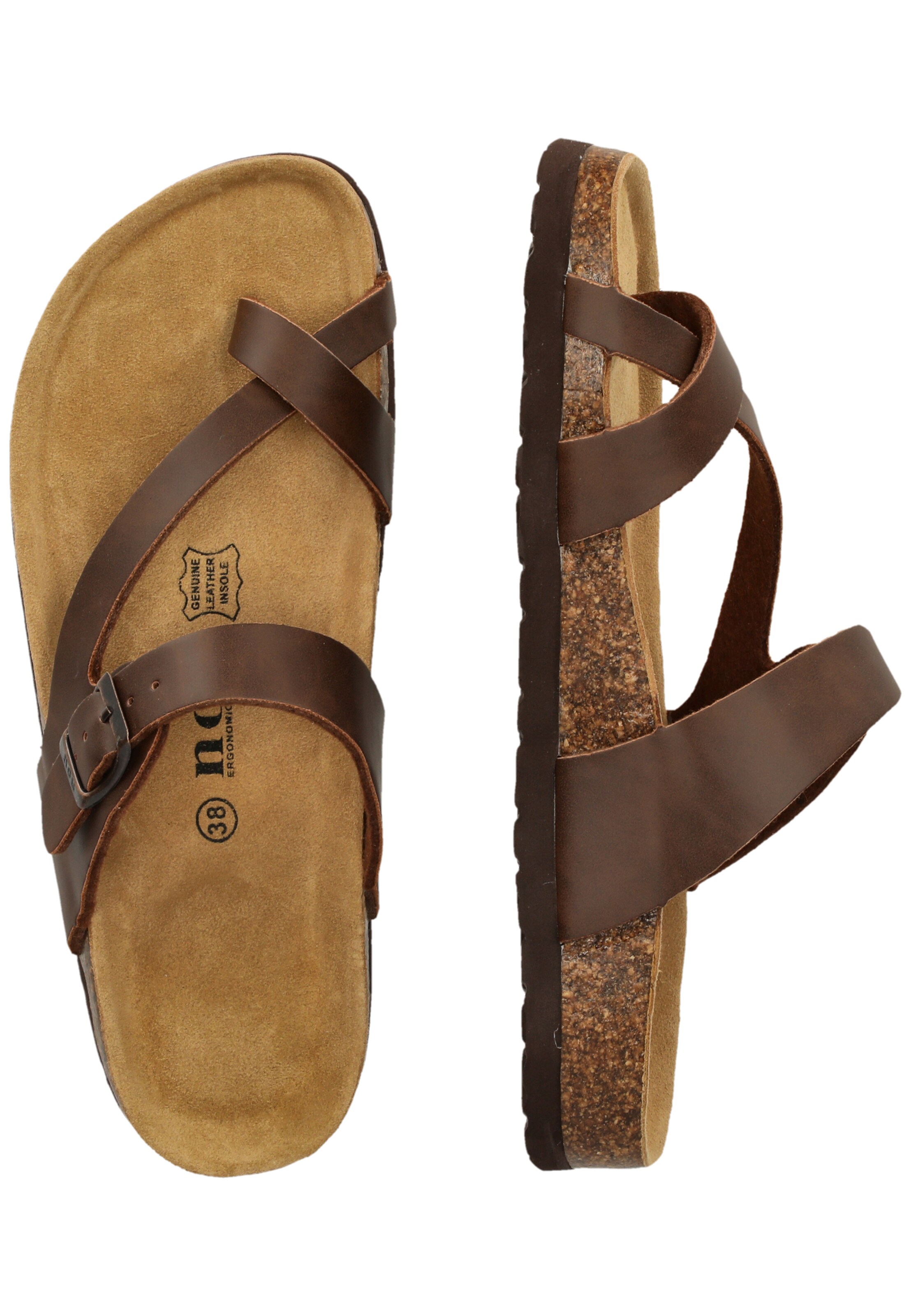 NOU Sandalen 'Hardinsburg V2' in Braun