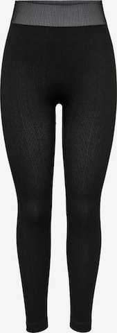 ONLY PLAY Skinny Workout Pants in Black: front