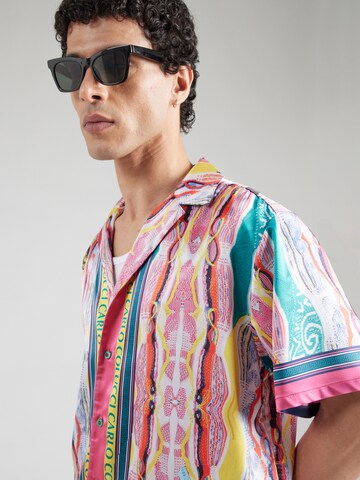 Coupe regular Chemise Carlo Colucci en mélange de couleurs
