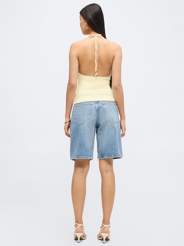 Abercrombie & Fitch Top 'MAR4' - Žltá
