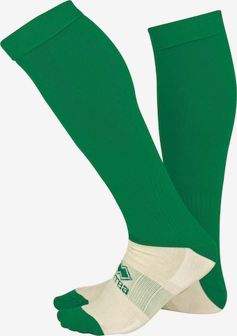 Chaussettes de sport Errea en vert : devant