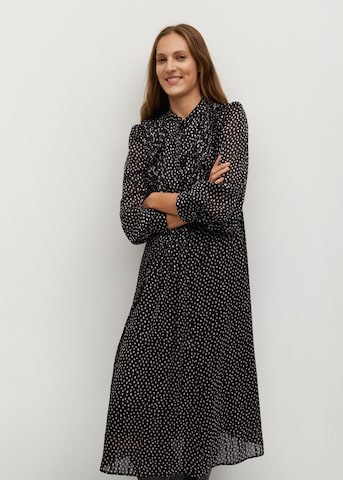 Robe 'Domi' MANGO en noir : devant