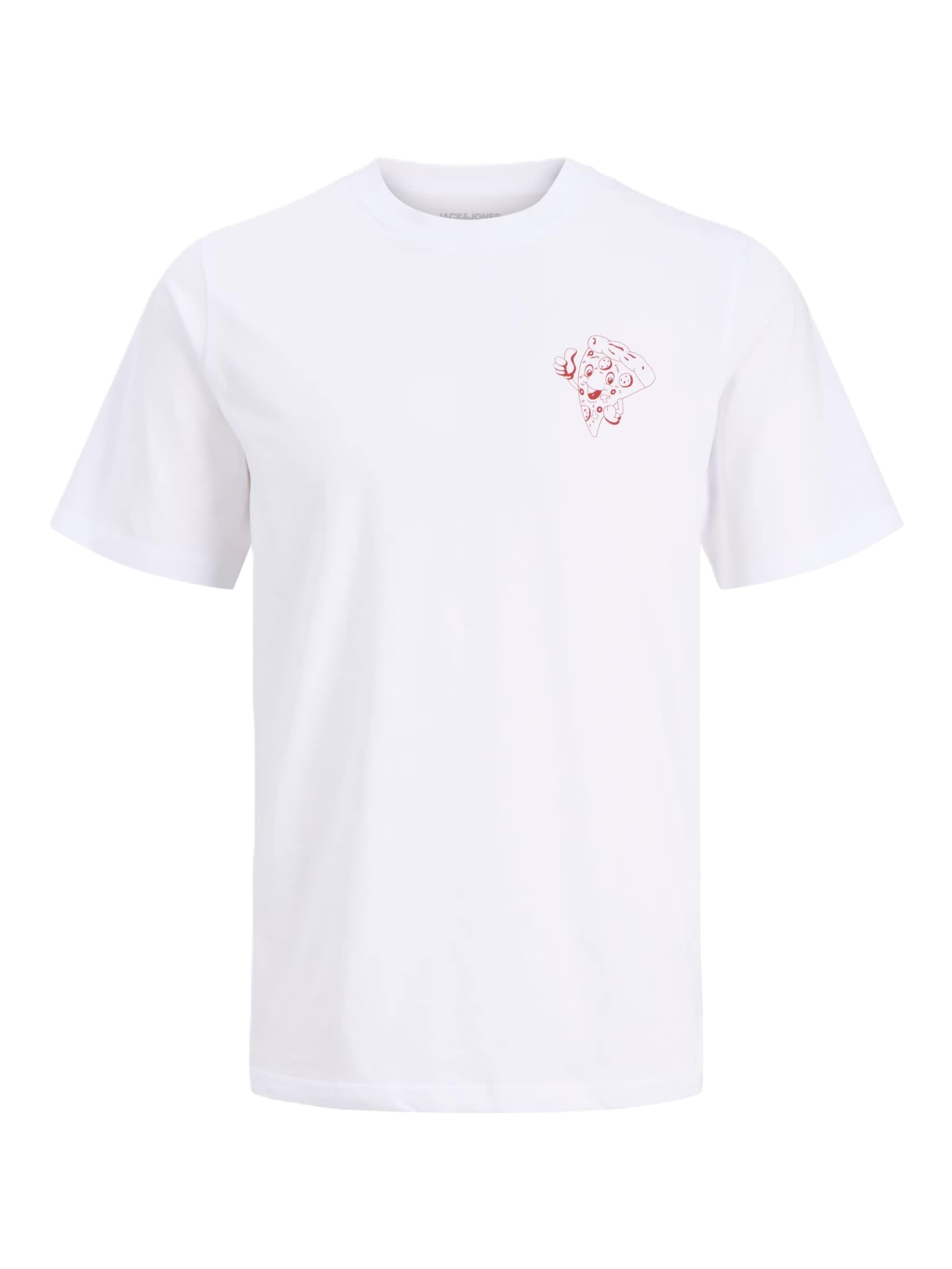 T-Shirt 'JJBrewy' JACK & JONES en blanc : devant
