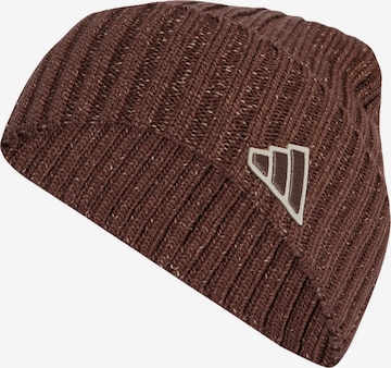 ADIDAS SPORTSWEAR Athletic Hat 'Mélange' in Brown: front