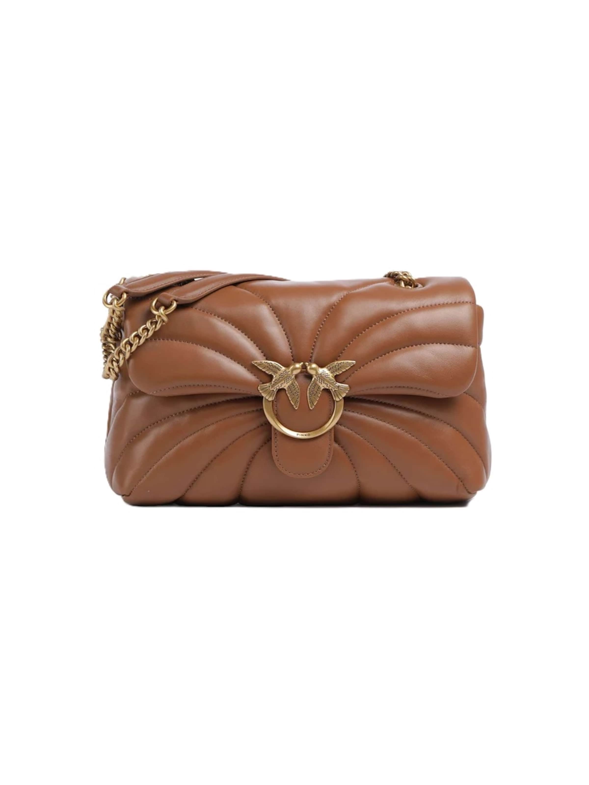 Borsa a spalla '100038 A1EX' di PINKO in marrone: frontale