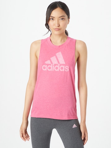 ADIDAS SPORTSWEAR Sports Top 'Future Icons Winners 3' in Pink: front