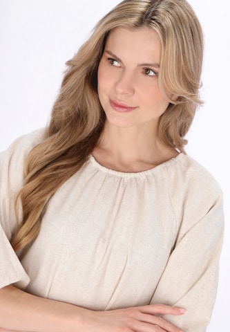 usha WHITE LABEL - Vestido 'Minimalistic' em bege