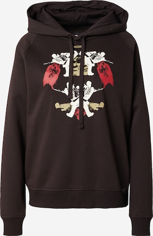 Sweat-shirt 'Look book' G-Star RAW en marron : devant