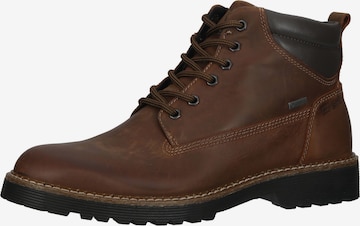 SALAMANDER Lace-Up Boots in Brown: front