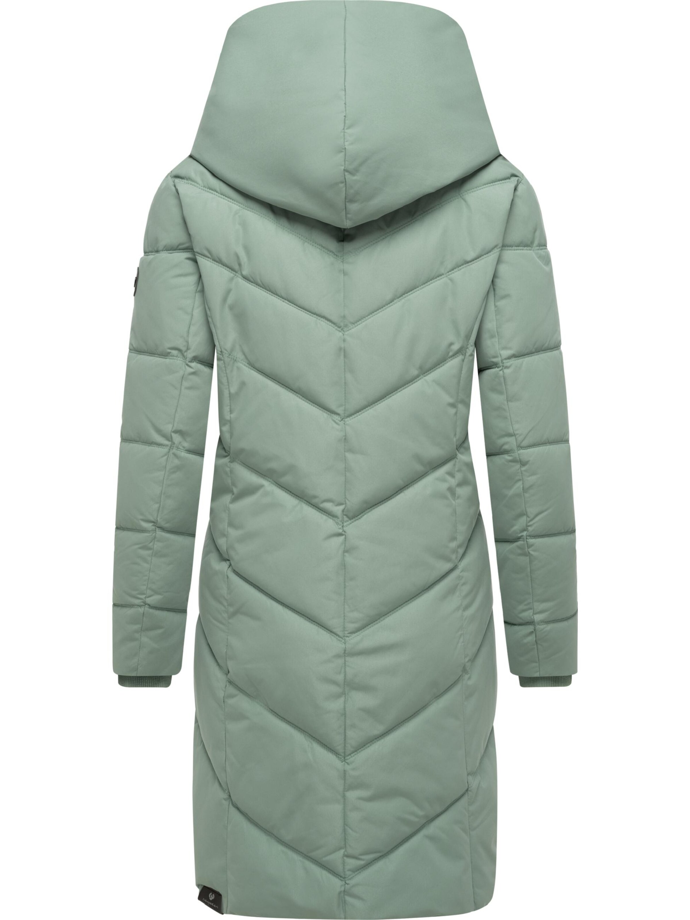 Ragwear Talvemantel 'Natalka', värv roheline