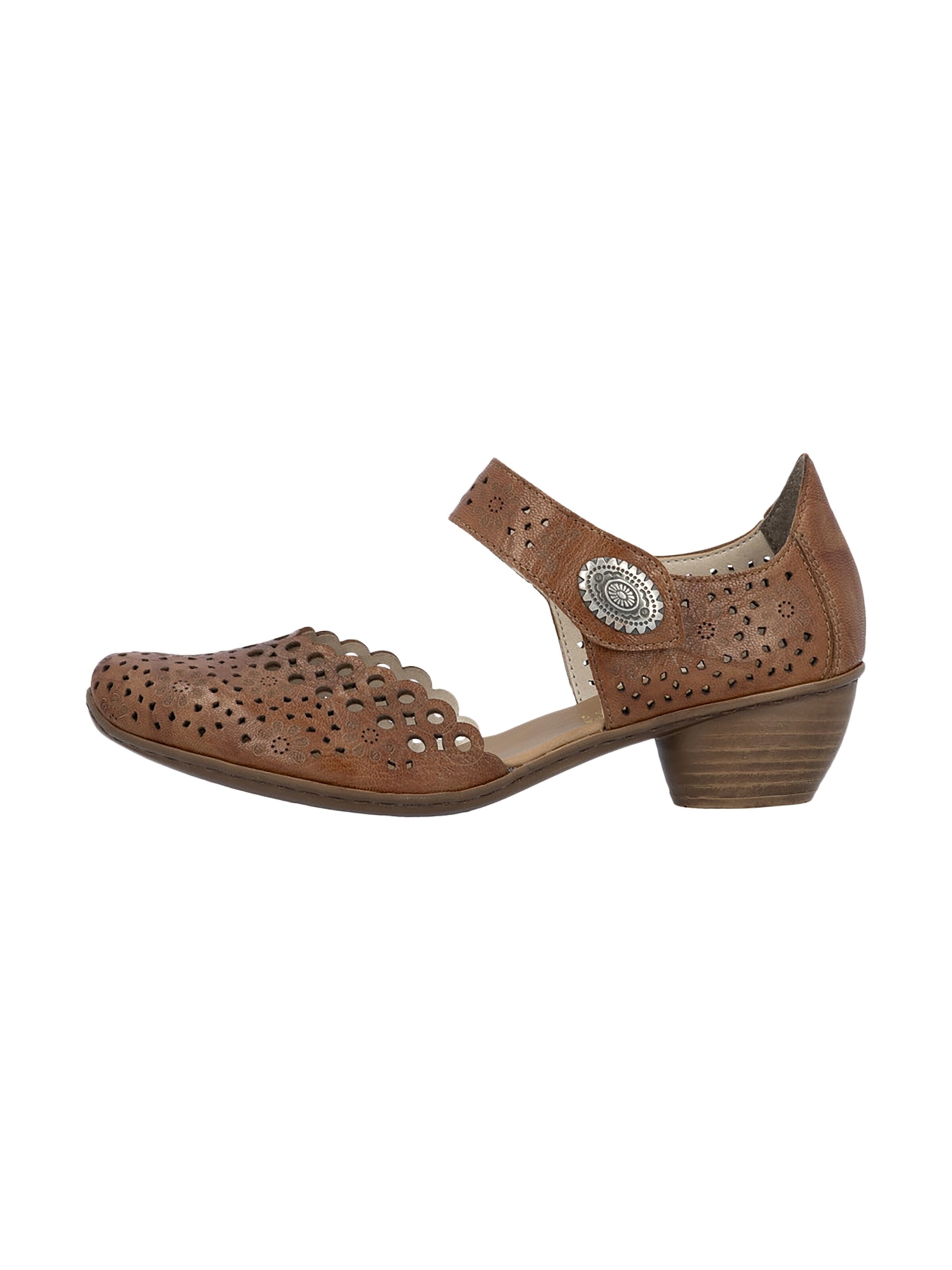 Sandales Rieker en marron : devant