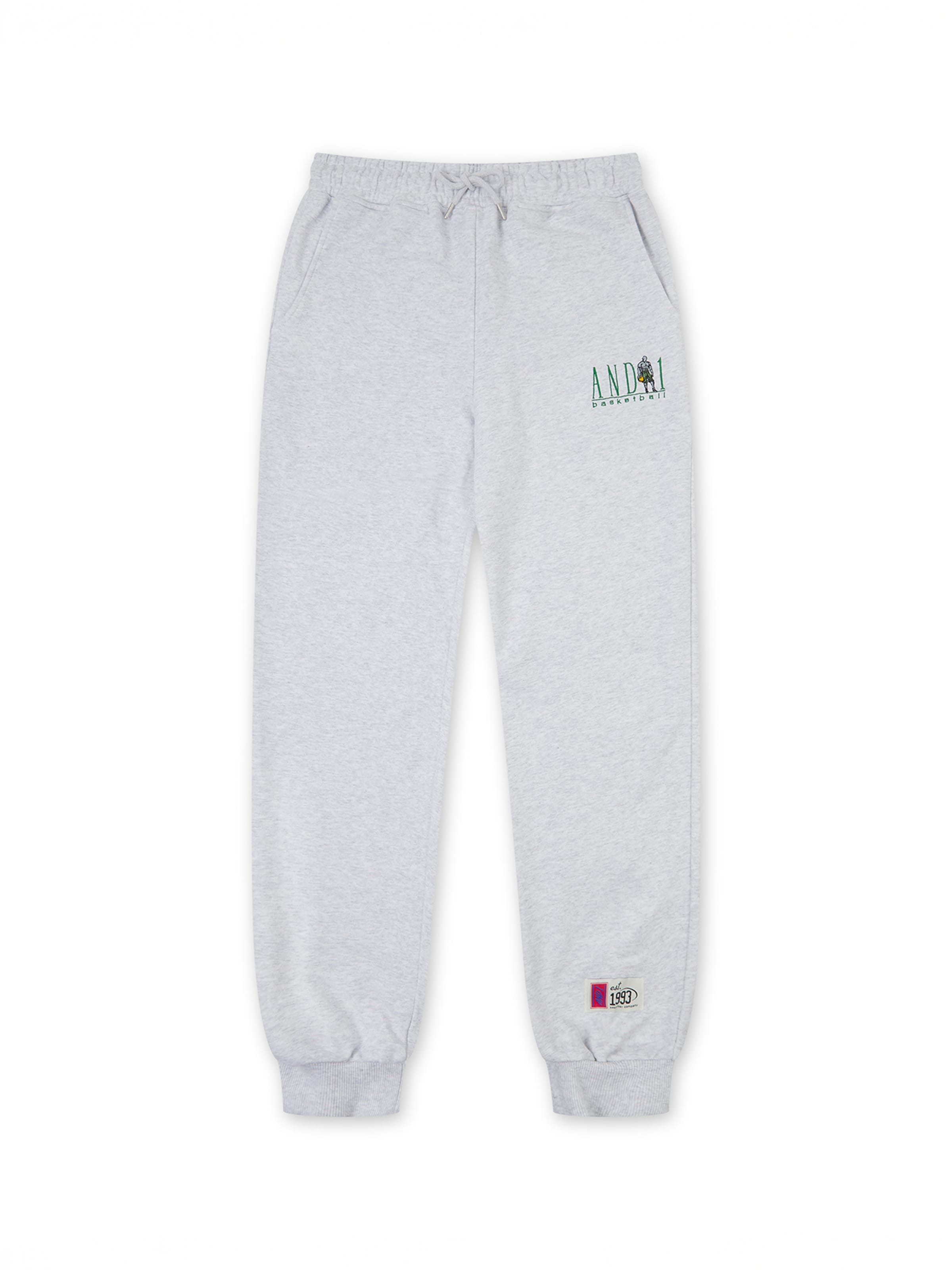 AND1 - Tapered Pantalón en gris: frente