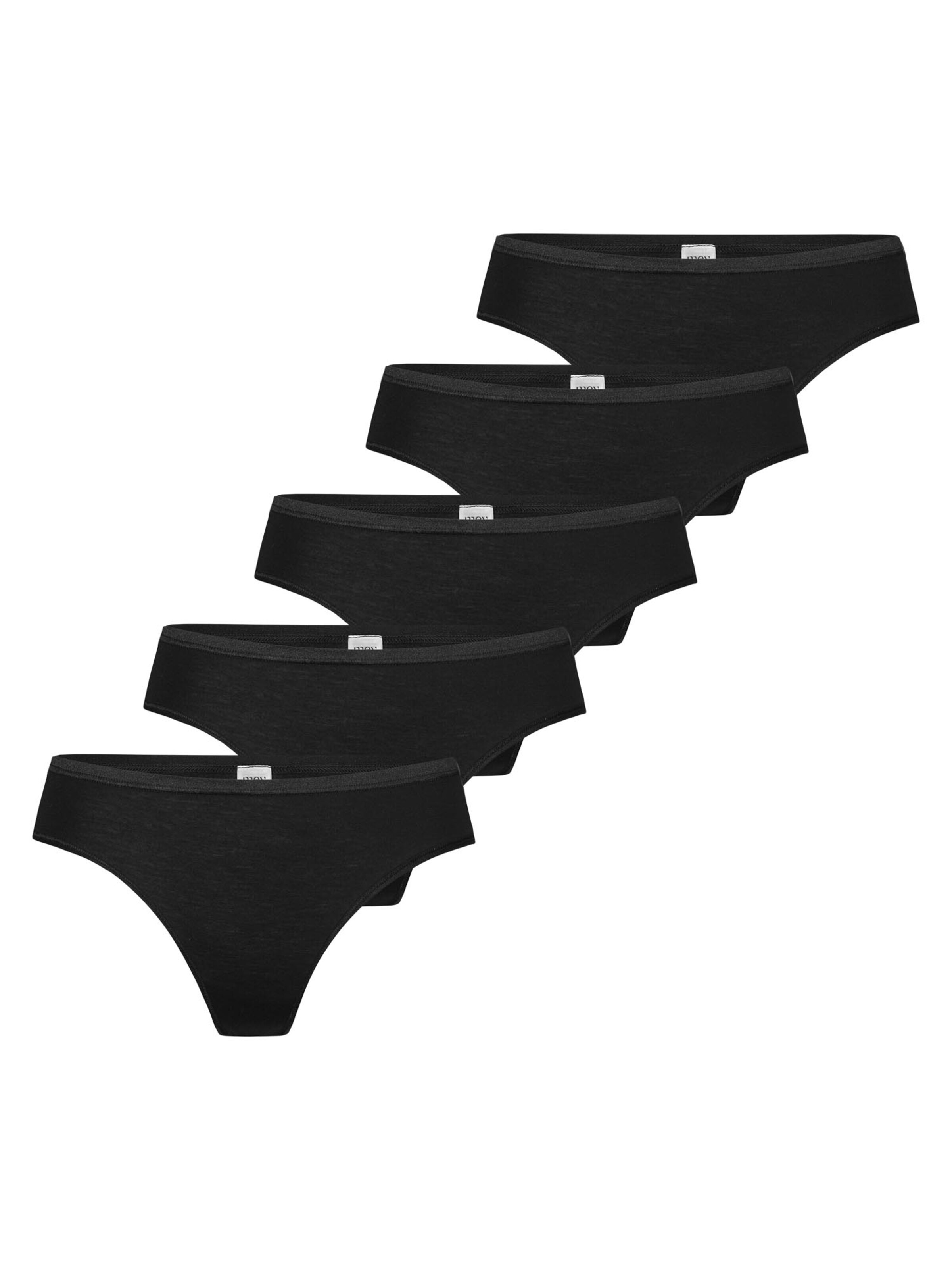 Mey Panty 'Modal Pure' in Black: front