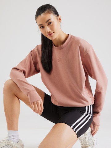 Felpa sportiva 'D4T' di ADIDAS PERFORMANCE in rosa: frontale