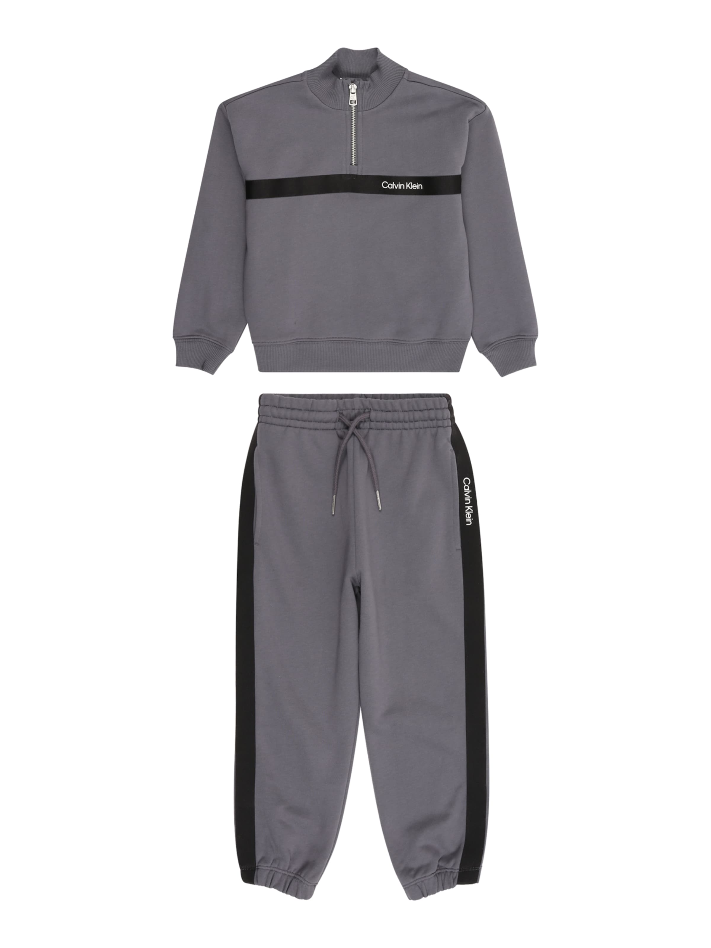 Calvin Klein Jeans Φόρμα τρεξίματος σε γκρι: μπροστά