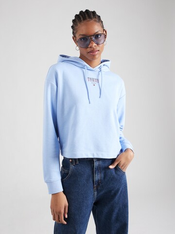 Tommy Jeans - Sweatshirt 'Essential' em azul: frente