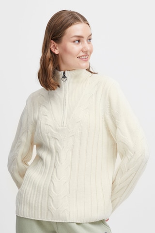 Oxmo Pullover in Beige: predná strana