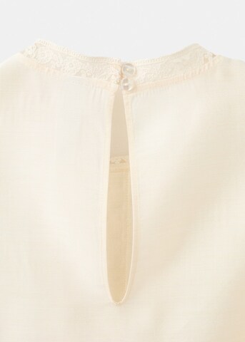 MANGO Blouse 'Inma' in Beige