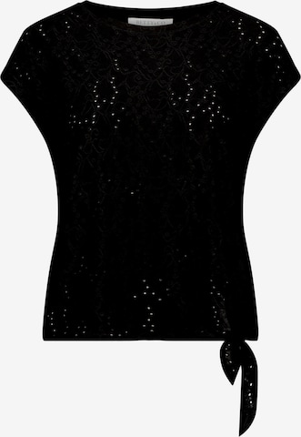 T-shirt Betty & Co en noir : devant