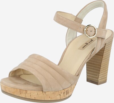 Paul Green Sandalias con hebilla en beige, Vista del producto