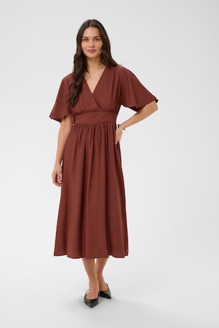 Kaffe Dress 'Sirena' in Brown: front