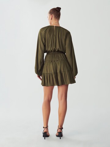 Willa Kleit 'Keelan', värv roheline: tagant vaates