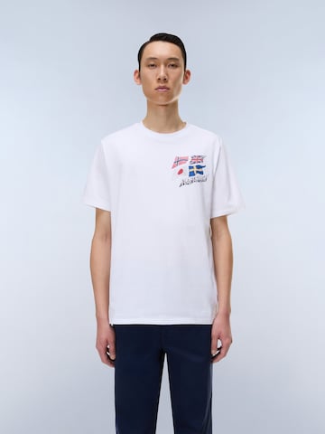 T-Shirt 'Mahsa' NAPAPIJRI en blanc : devant