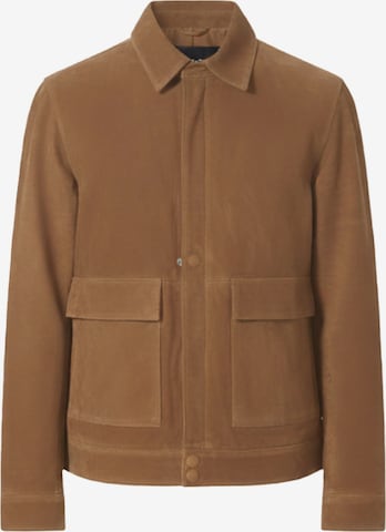 Veste mi-saison Pas De Monaco en beige : devant