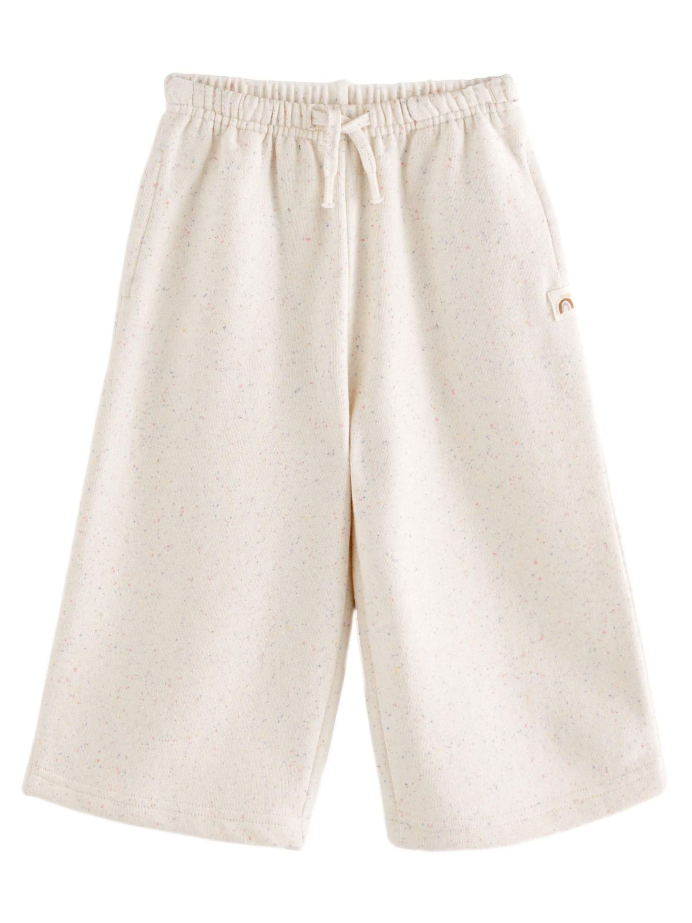 Next Wide leg Trousers in Beige: front