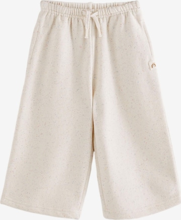 Wide Leg Pantalon Next en beige : devant