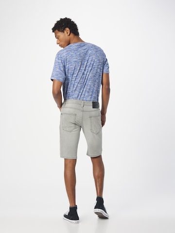 INDICODE JEANS Slimfit Shorts in Grau