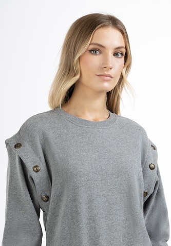 DreiMaster Vintage Sweatshirt 'Takelage' in Grijs