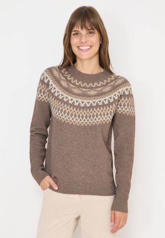 CECIL Sweater in Brown: front