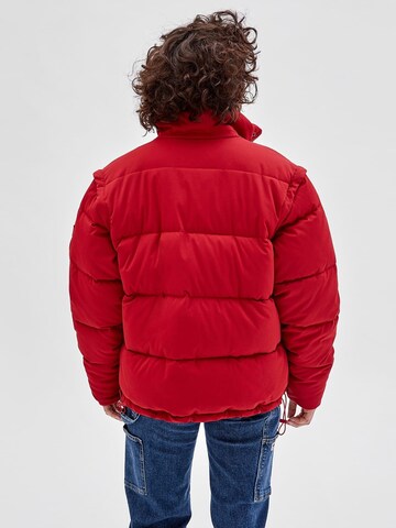 GUESS Winter Jacket in Red