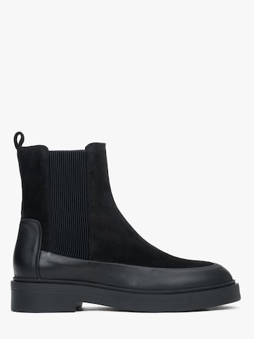 Estro - Botas Chelsea '09-3805' en negro: frente
