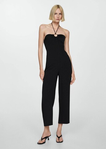 MANGO Jumpsuit 'Sure' in Zwart: voorkant