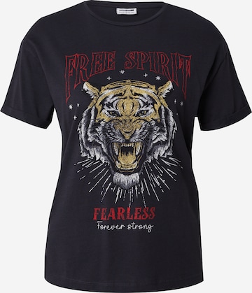 T-shirt 'Brandy' Noisy may en gris : devant