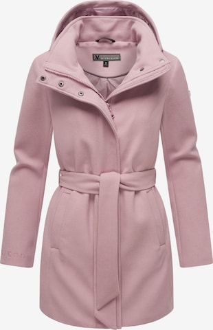 Cappotto di mezza stagione 'Katalinaa' di MARIKOO in rosa: frontale