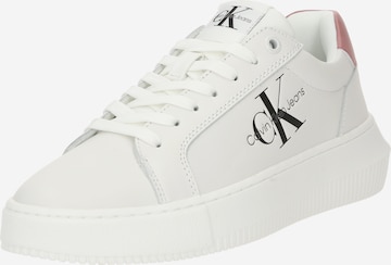 Calvin Klein Jeans Sneakers low i hvit: forside