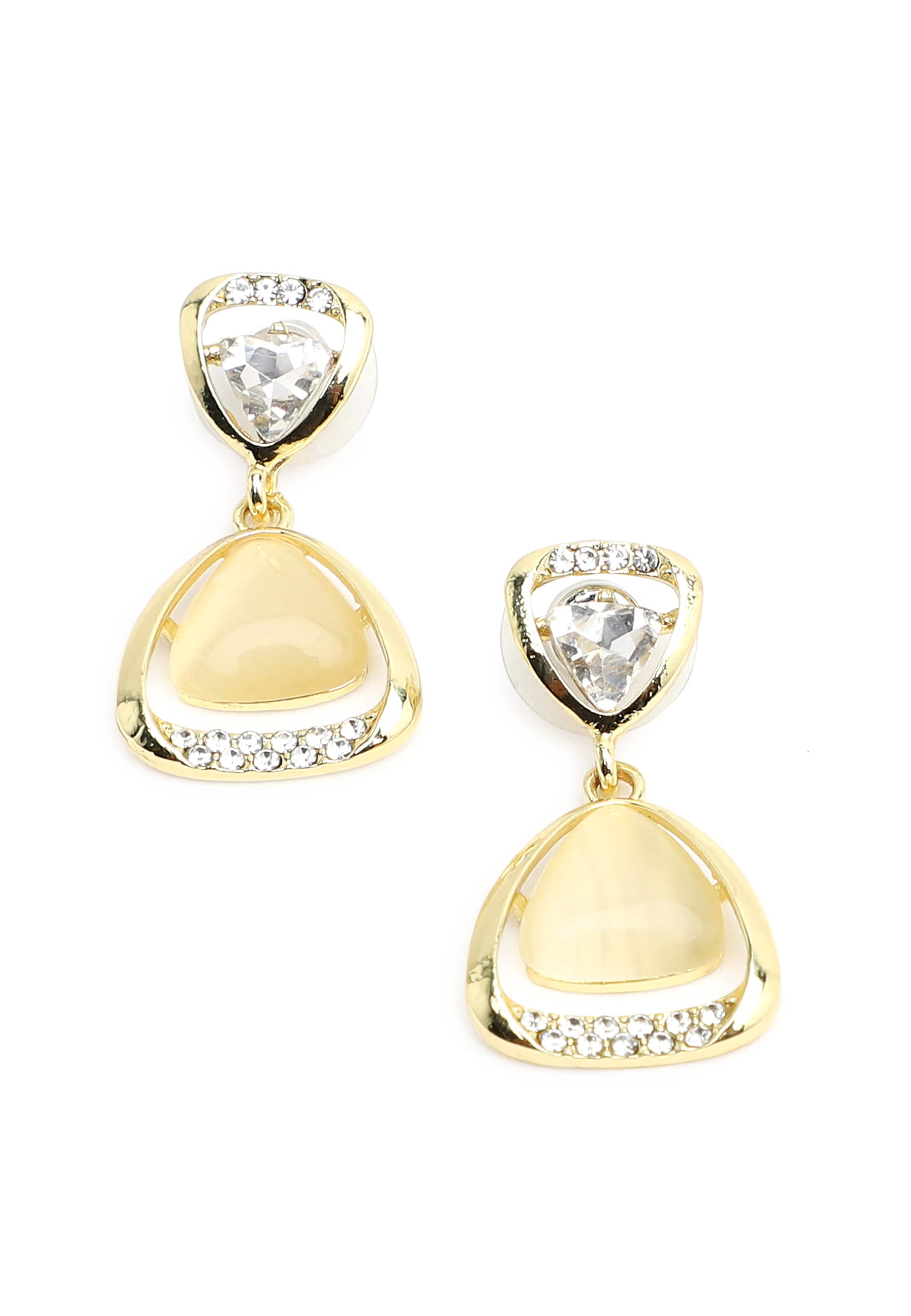 SOHI Kõrvarõngas 'Adisson', värv Kuld: eest vaates