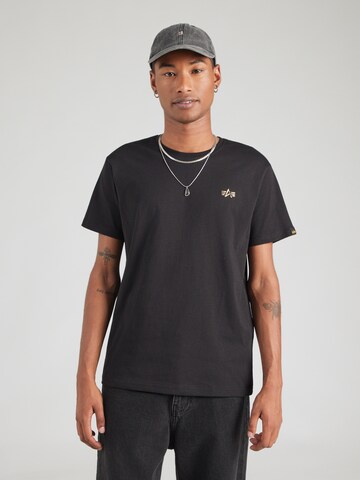 ALPHA INDUSTRIES T-Shirt in Schwarz: Vorderseite