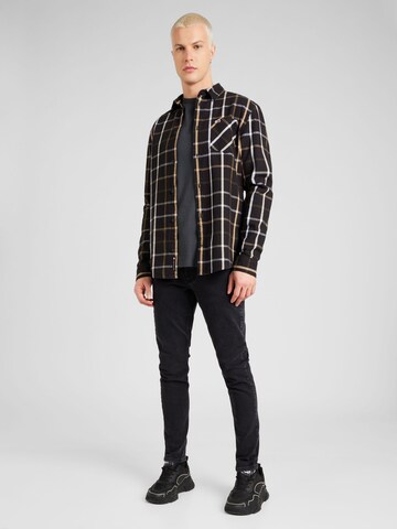 Tommy Jeans - Regular Fit Camisa em preto