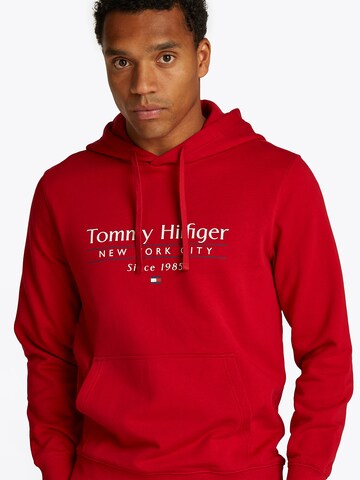 Sweat-shirt TOMMY HILFIGER en rouge