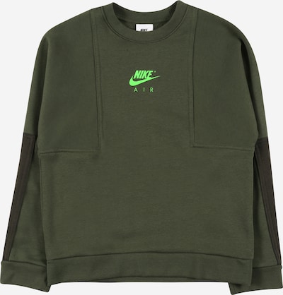 Nike Sportswear Sweatshirt in de kleur Neongroen / Donkergroen, Productweergave
